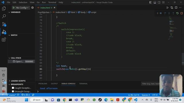 Javascript Conditional Statements