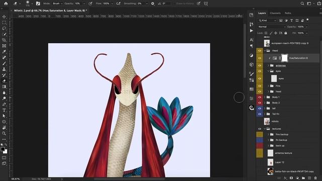 Photoshop Tutorial  Pokemon Edition  Milotic Episode 1