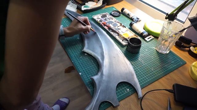 Косплей на Хэллоуин : Коса жнеца / Halloween Cosplay : Reaper Scythe (Eva Foam)