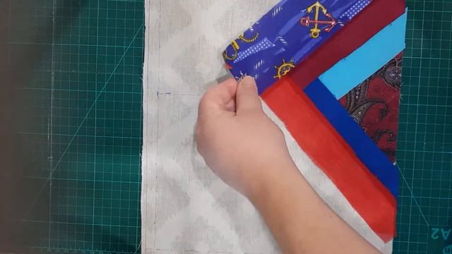 Нескучный пэчворк. Собираю блок из полос для нового проекта