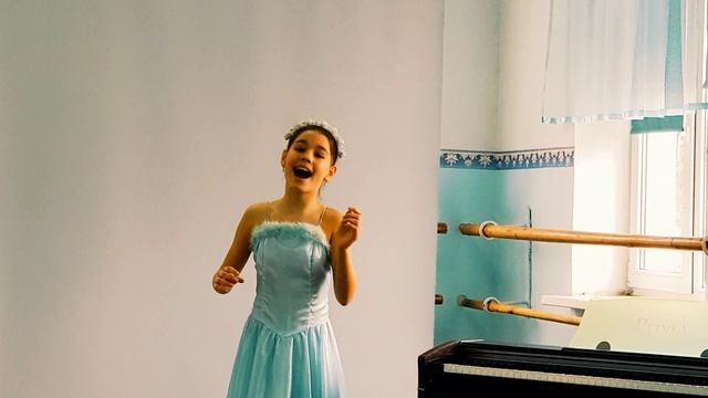 р. н. п. Как  пойду я на быструю речку - Дудина Елизавета, 12 лет