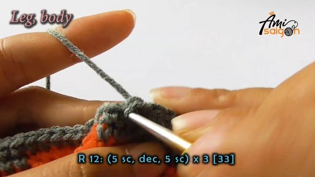 #297 | Koala Amigurumi Free Pattern (2/4) | How To Crochet Amigurumi Forest Animals | @AmiSaigon