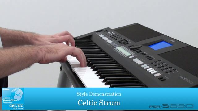 Presentation of "Celtic" Expansion Pack on PSR-S650