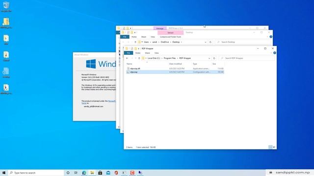 How to Solve RDP Wrapper Issue on Windows 10 21H1 19043.985, 19043.1023