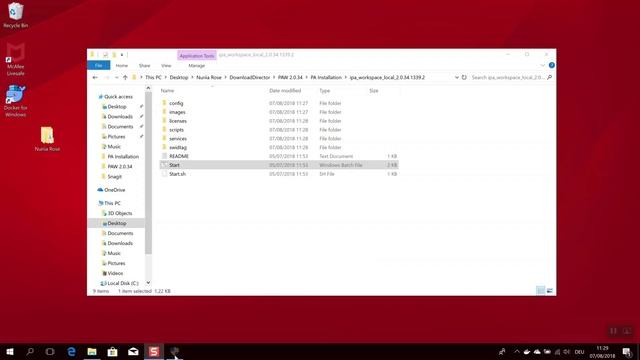 Planning Analytics Workspace PAW installation on Windows 10 Pro