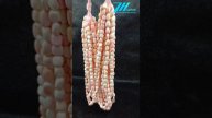 Pink opal free-shape beads size 6mm 7mm pink gemstone loose beads for jewelry making 20240508-04-08