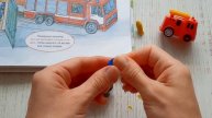 Пожарная машина из пластилина / Пластилин лепка