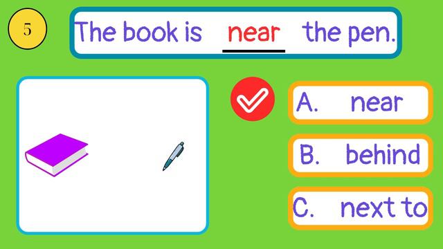 Prepositions of Place for kids | Test