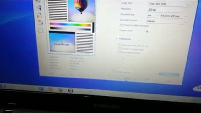 SCX 3405W Wireless Scanning Demonstration (to Notebook)