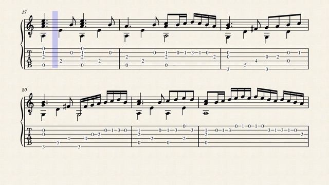 Passemeze - Le Roy, Adrian (c.1520 - 1598) - Tablature