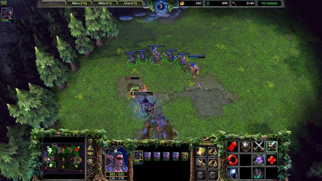 Warcraft III Reforged 1v1 NE VS ORC With Enchanted Graphics Mod