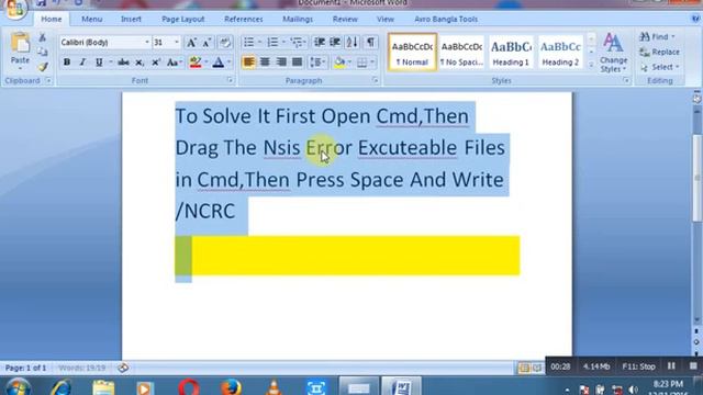 Nsis Error