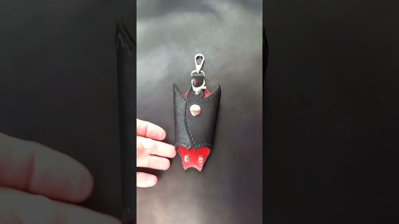 Ключница BAT кожаная HAND MADE DIY #Shorts