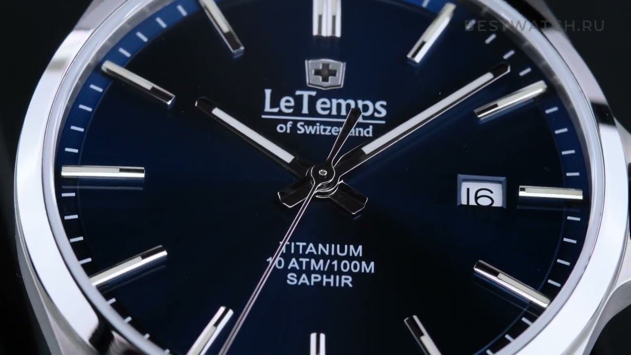 ЧАСЫ Le Temps Titanium Gent LT1025.13TB01, LT1025.12TB01