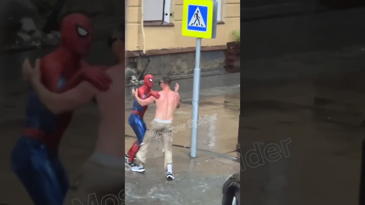 Spiderman saved the guy@VovanBloger #shorts