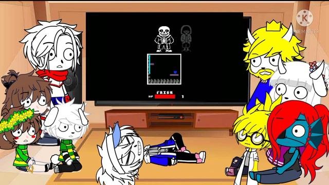 _Undertale react_ to _Bad time trio but i wanna die_