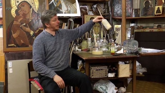 Способ приготовления казеино - масляной темперы от художника Алексея Трунина