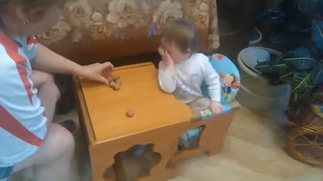 Ребёнок с синдромом Дауна. 2 года.Раннее обучение.A child with down syndrome.Early learning.