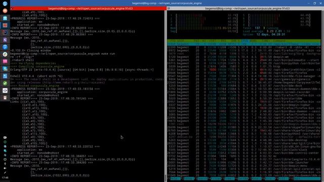 GUI implementation on Erlang.