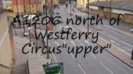How to pronounce A1206 north of Westferry Circus"upper" in English?