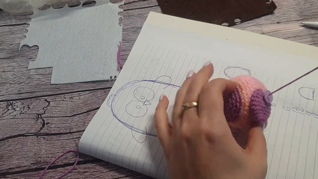 Урок 8. Вязание цыпленка. Вязание из остатков пряжи