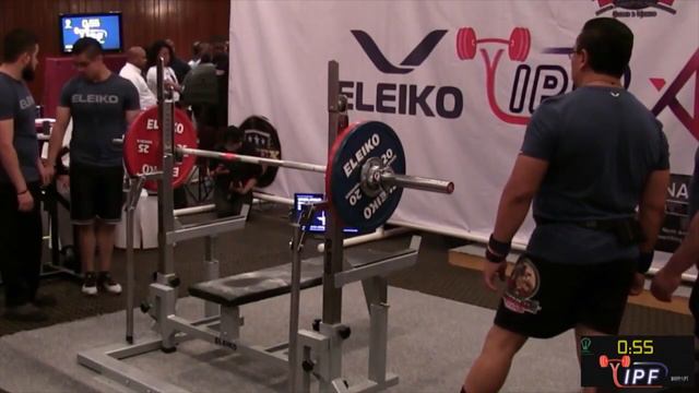 Khalid Usher - 1256.6 lb 3rd Place 93kg Jr - NAPF North American Powerlifting Championships 2018
