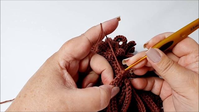 CABELO DA BONECA MELISSA - Amigurumi - #1 Curto Ondulado