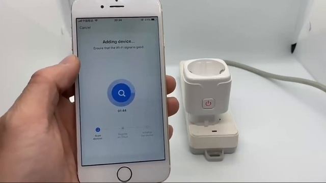 Розумна розетка Tuya Smart WiFi Head 16A з лічильником електроенергії