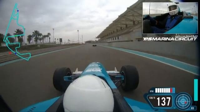 Formula Yas 3000 DriveYas опыт вождения формулы по трассе Яс Марина