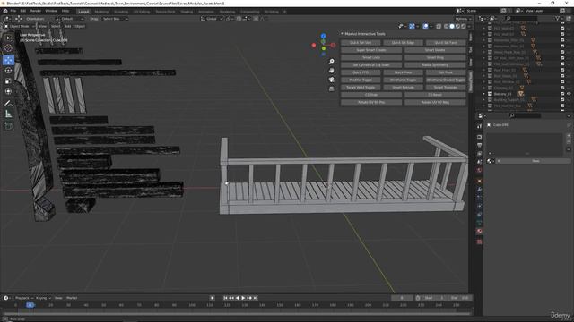 52 - Setting Up Our Final Modular Assets Part4 Timelapse