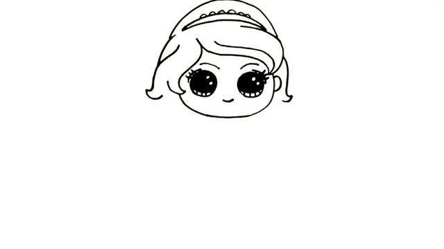How To Draw A Cute PRETTY DRESS GIRL ClipartTo Draw step by step DL cute things