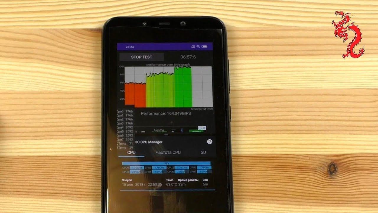 POCOPHONE F1 //Производительность, нагрев и троттлинг CPU