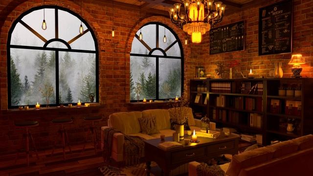 Живой кофе ☕ Мягкое джазовое радио и сладкая босса нова для учебыработы дома
