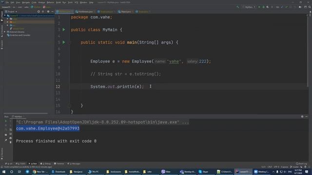 15_1 (toString() method, what is a immutable class, why == returns true for string in some cases)