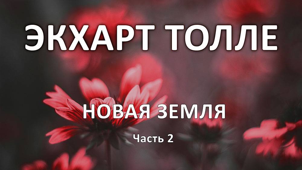 НОВАЯ ЗЕМЛЯ. Экхарт Толле. Часть 2. Аудиокнига