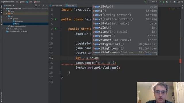 Lights Out Java - Part 2 : Random Setup User Input and Toggle
