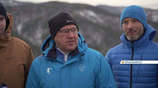 Губернатор Александр Усс открыл самую длинную лестницу России на Торгашинском хребте