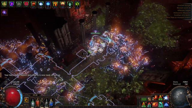 3.23 Flicker Strike Of Power DEX STACKING ASSASSIN?! Map Showcase