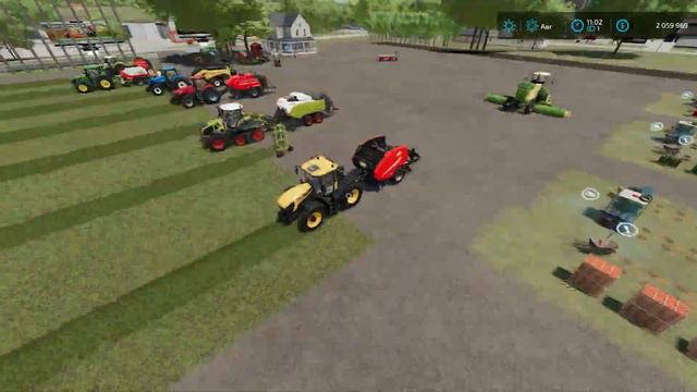 Разгрузка любых неполных тюков | Farming Simulator 22
