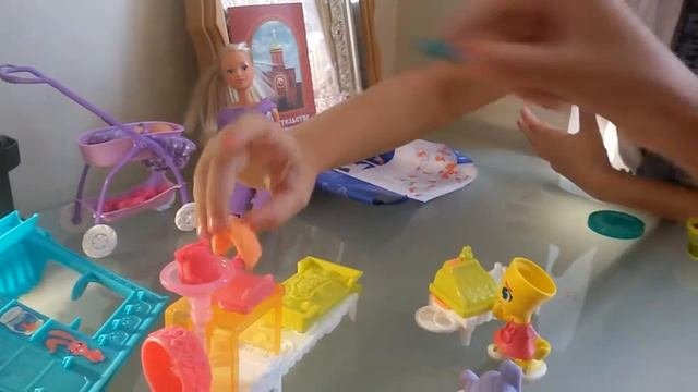 РАСПАКОВКА Play-doh/ПОДЕЛКИ из ПЛАСТИЛИНА,лепим зверюшек и многое другое