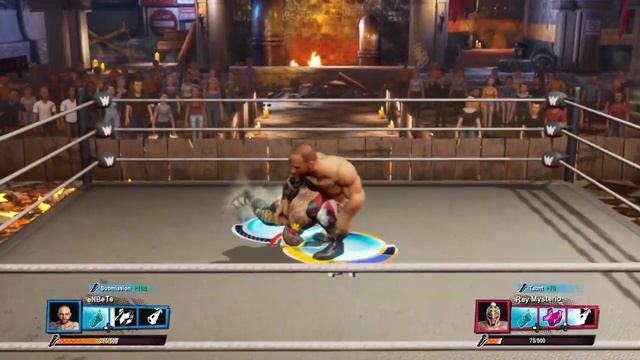 WWE 2K BATTLEGROUNDS GAMEPLAY : Ricochet vs Rey Mysterio