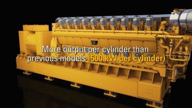 Caterpillar Electric Power 10MW GCM34 Natural Gas Engine