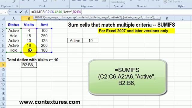 Excel SUMIFS Sum With Multiple Criteria
