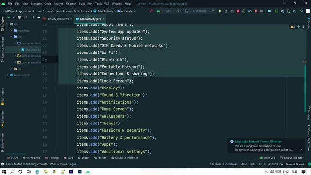 ListView & Adapter | Android Development tutorial in Hindi #14