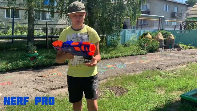 Обзор на nerf TRILOGY DS-15  фаер тест NERF pro    Описание
