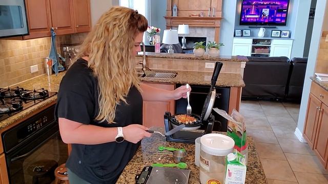 The BEST Chaffle Recipe No Eggy Taste Savory Chaffle Recipe Plus Bonus Pumpkin Spice Chaffle