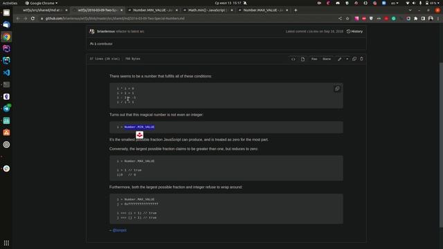 Этот странный JavaScript 4: Пределы чисел