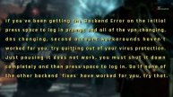 Darktide backend error signing in | Backend Error Error signing in