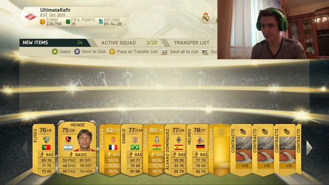 FIFA 14 | Ultimate Team - Кефирные будни #9 | Opening Pack