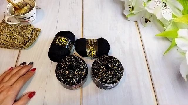Начала вязать жакет крючком!  Немного порадовала себя покупками! Надо закончить  начатое!